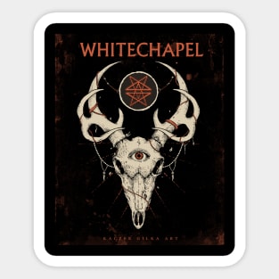 Whitechapel Deer Skull Sticker